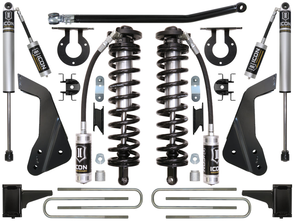 08-10 Ford F-250/F-350 4-5.5 Inch Stage 1 Coilover Conversion System Icon Vehicle Dynamics