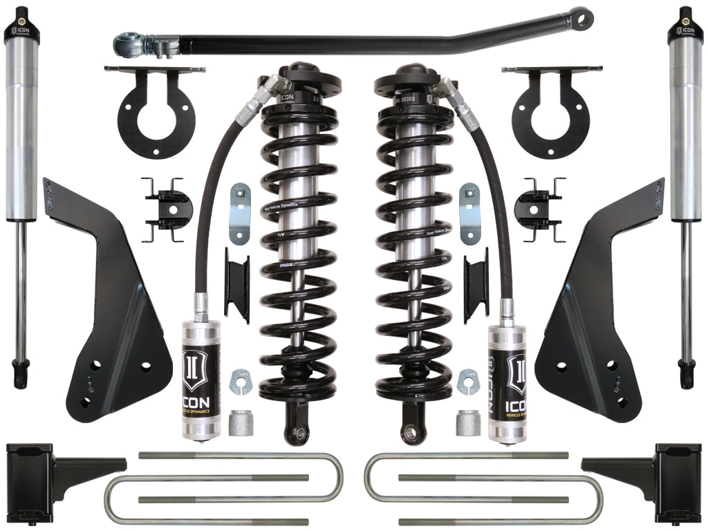 08-10 Ford F-250/F-350 4-5.5 Inch Stage 2 Coilover Conversion System Icon Vehicle Dynamics