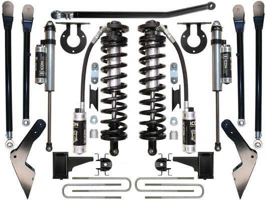 08-10 Ford F-250/F-350 4-5.5 Inch Stage 4 Coilover Conversion System Icon Vehicle Dynamics