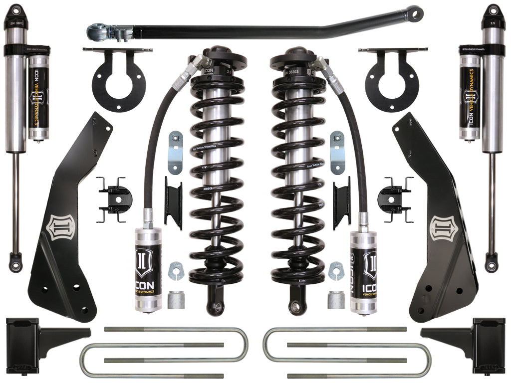 11-16 Ford F-250/F-350 4-5.5 Inch Stage 3 Coilover Conversion System Icon Vehicle Dynamics