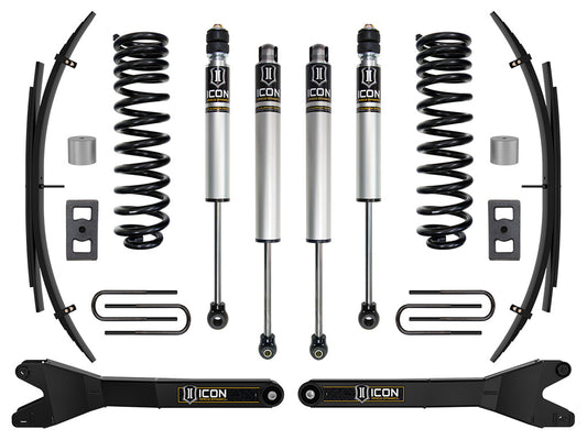 2023-2025 Ford F-250/F-350 Super Duty 4WD Gas 2.5 Inch Lift Stage 1 Suspension System W/ Radius Arms And Expansion Packs Icon Vehicle Dynamics