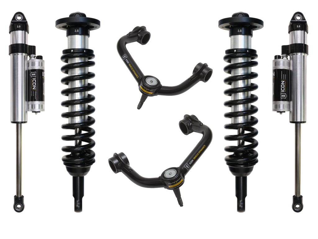 04-08 Ford F150 4WD 0-2.63 Inch Stage 4 Suspension System W Tubular UCA Icon Vehicle Dynamics