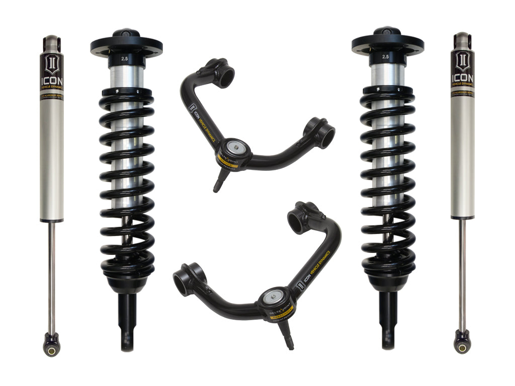 04-08 Ford F150 2WD 0-2.63 Inch Stage 2 Suspension System W Tubular UCA Icon Vehicle Dynamics