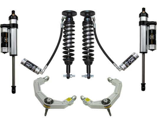 2014 Ford F150 4WD 1.75-2.63 Inch Stage 4 Suspension System W Billet UCA Icon Vehicle Dynamics