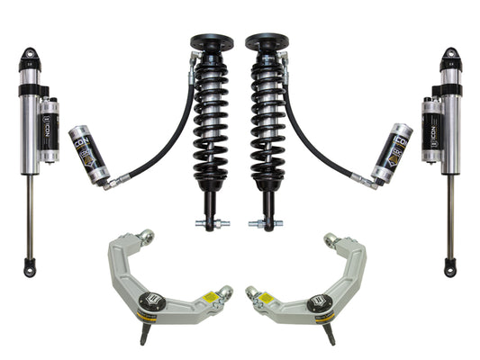 2014 Ford F150 4WD 1.75-2.63 Inch Stage 5 Suspension System W Billet UCA Icon Vehicle Dynamics