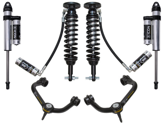 2015-2020 Ford F150 4WD 2-2.63 Inch Stage 4 Suspension System W Tubular UCA Icon Vehicle Dynamics