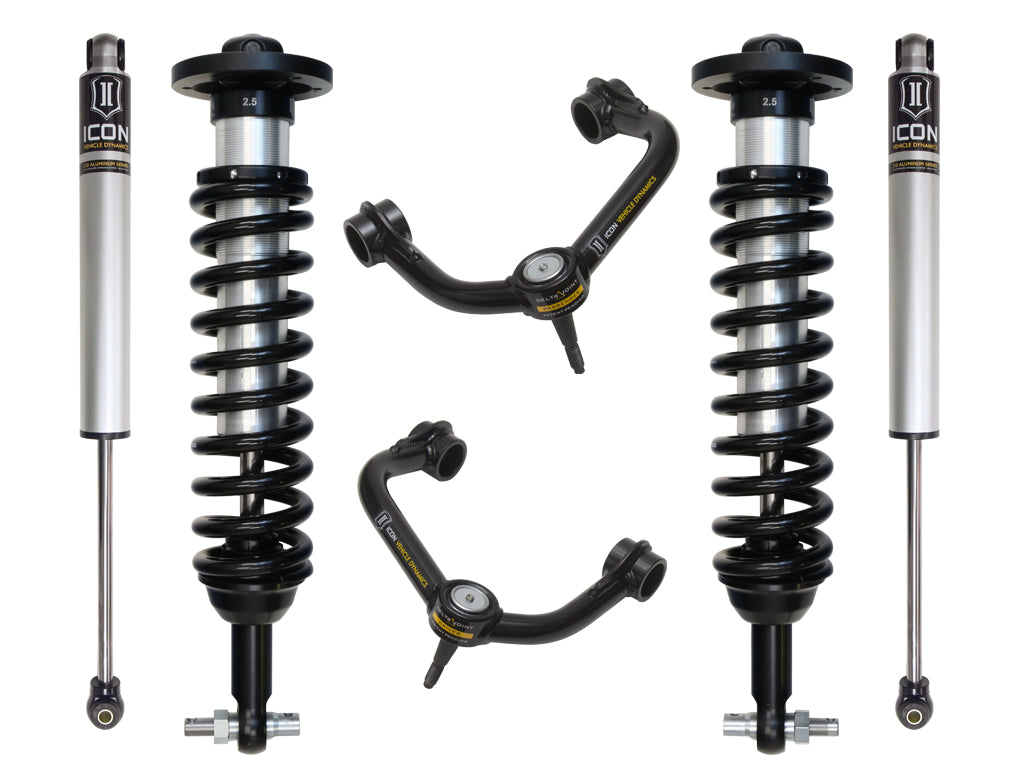 2015-2020 Ford F150 2WD 0-3 Inch Stage 2 Suspension System W Tubular UCA Icon Vehicle Dynamics