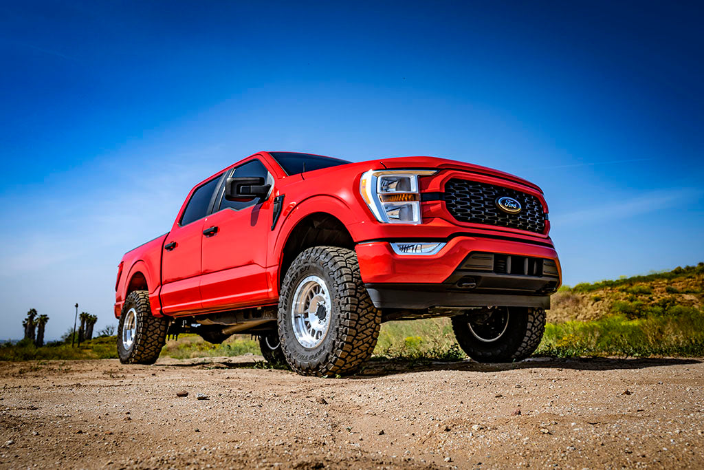 2021-2024 Ford F-150 4WD 3.5-4.5 Inch Lift Stage 2 Suspension System Billet Icon Vehicle Dynamics