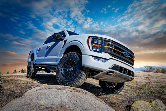 2021-2024 Ford F-150 Tremor 2.5-3 Inch Lift Stage 4 Suspension System Billet CDXS W/ Leaf Packs Icon Vehicle Dynamics