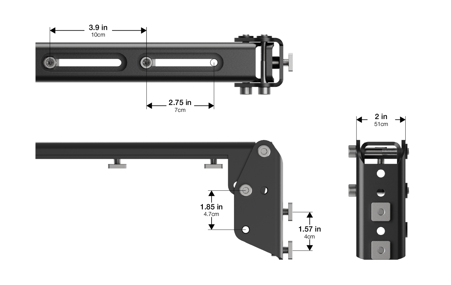 Crosswing Side Mount Kit
