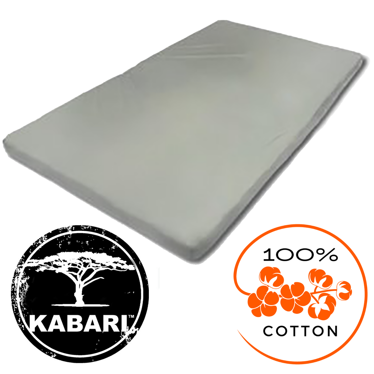 Kabari Original 100% Cotton Fitted Mattress Sheet