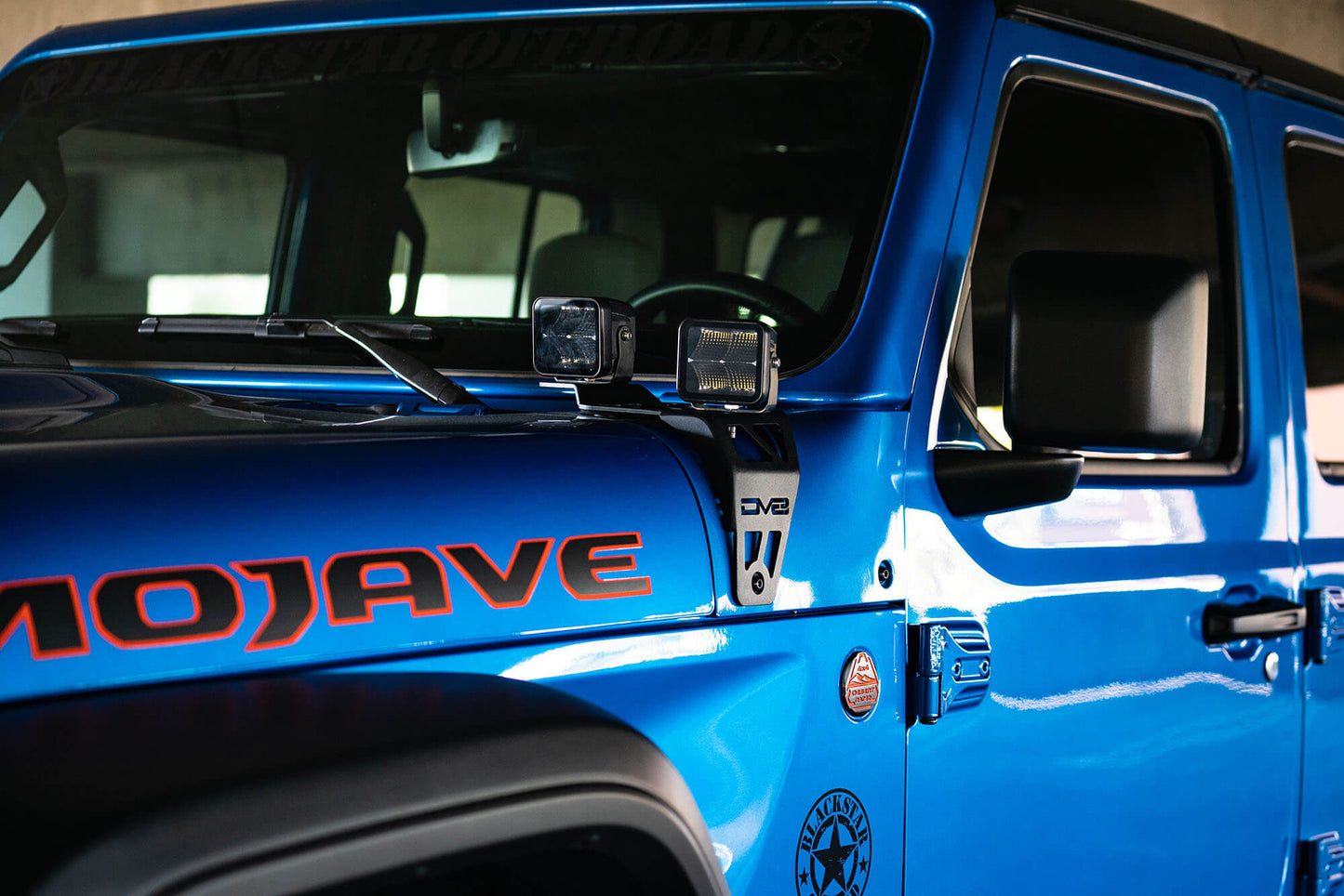 2018-2025 Jeep Wrangler JL JLU 392 Gladiator JT Mojave Edition Dual Pod Light Mounts