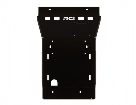 Engine Skid Plate | 24-Present Land Cruiser/25-Present 4Runner - 1/4" 5052 Aluminum - Black Powder Coat