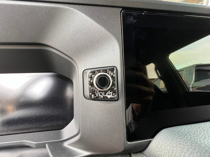 Volume Knob Accent Trim Fits 2024-2027 Toyota Land Cruiser
