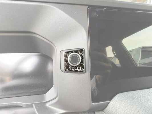 Volume Knob Accent Trim Fits 2024-2026 Toyota Land Cruiser
