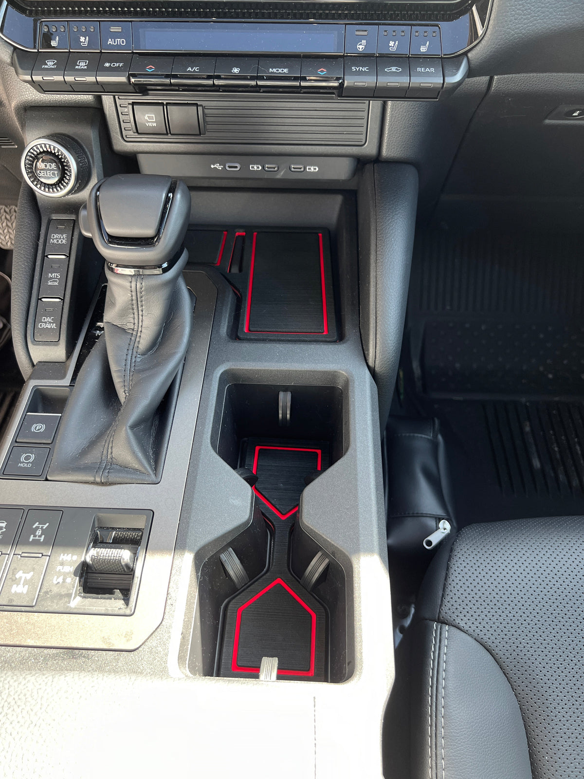 Center Console Foam Inserts Fits 2024-2027 Toyota Land Cruiser