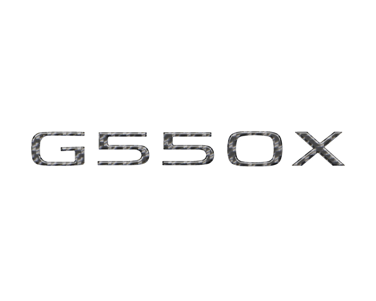 Liftgate Letter Overlays Fits 2024-2027 Lexus GX550