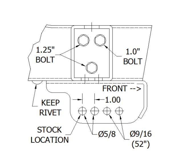 1972-1993 1st Gen Dodge Ram Front Spring Box Hanger Cummins W250 W150 W350 Ramcharger