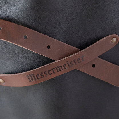 Vintage Black Leather Apron