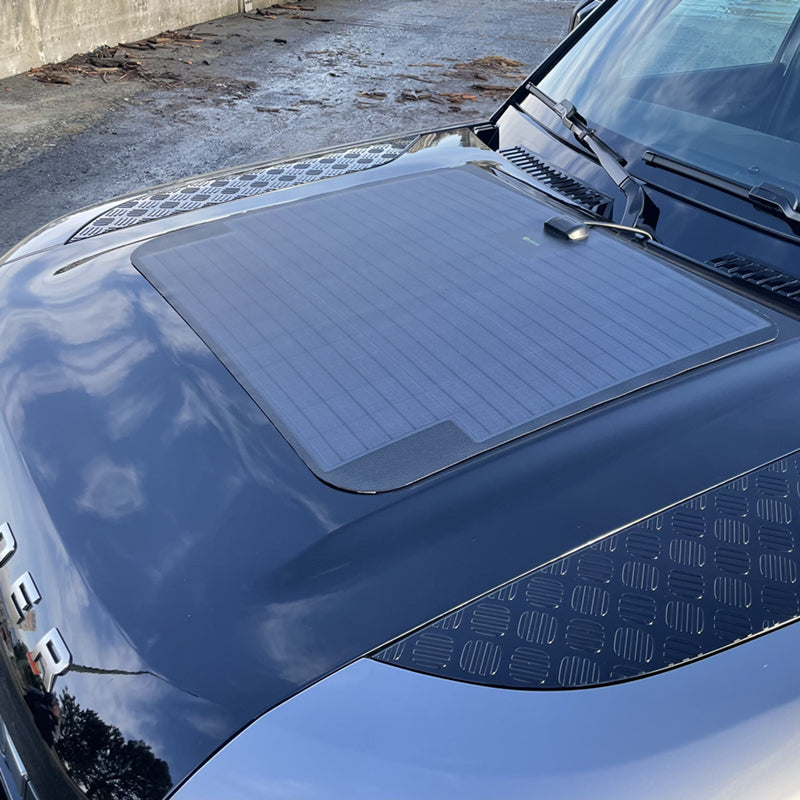 Land Rover Defender (2020-present) Lensun 90W Hood Bonnet Flexible Solar Panel