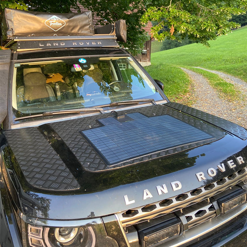 Land Rover Discovery 2nd Gen(1998–2004) Lensun 80W Hood/Bonnet Flexible Solar Panel