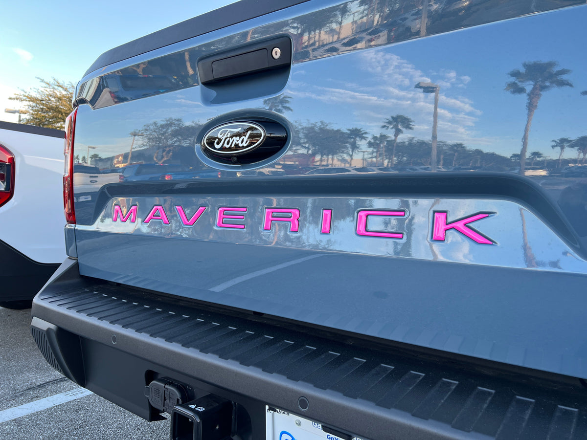 Tailgate Letter Inserts Fits 2022-2027 Ford Maverick
