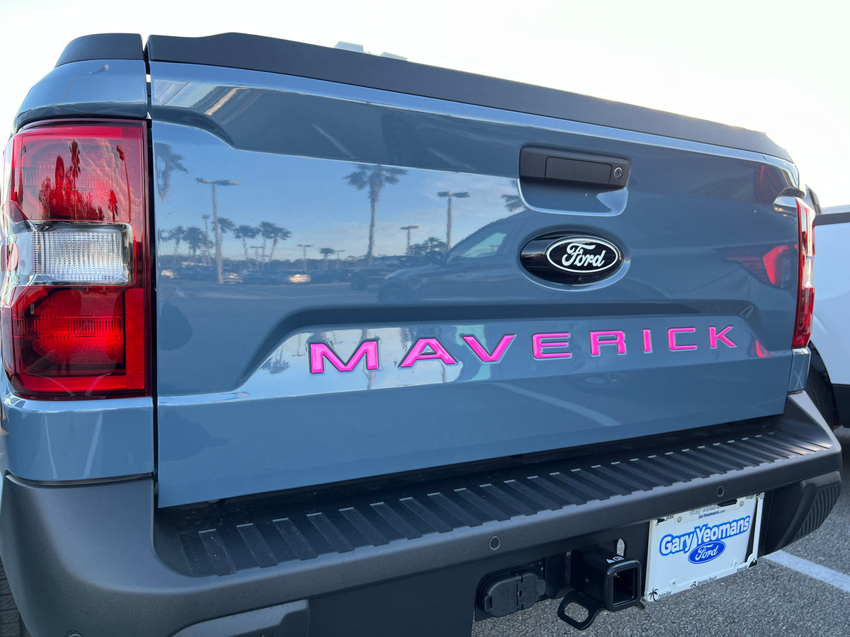Tailgate Letter Inserts Fits 2022-2027 Ford Maverick