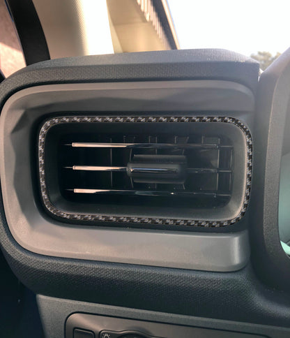 A/C Vent Accent Overlays Fits 2025-2027 Ford Maverick