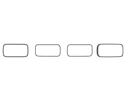 A/C Vent Accent Overlays Fits 2022-2024 Ford Maverick