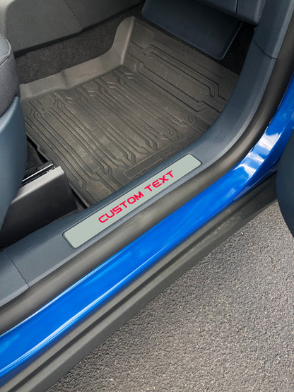 Domed Front Door Sill Overlays Fits 2022-2027 Ford Maverick