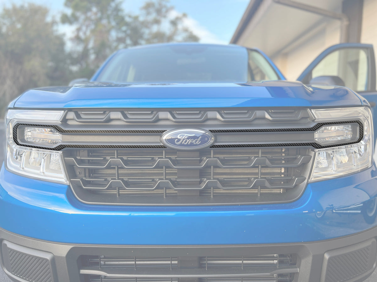 Front Grille Accent Overlays Fits 2022-2024 Ford Maverick