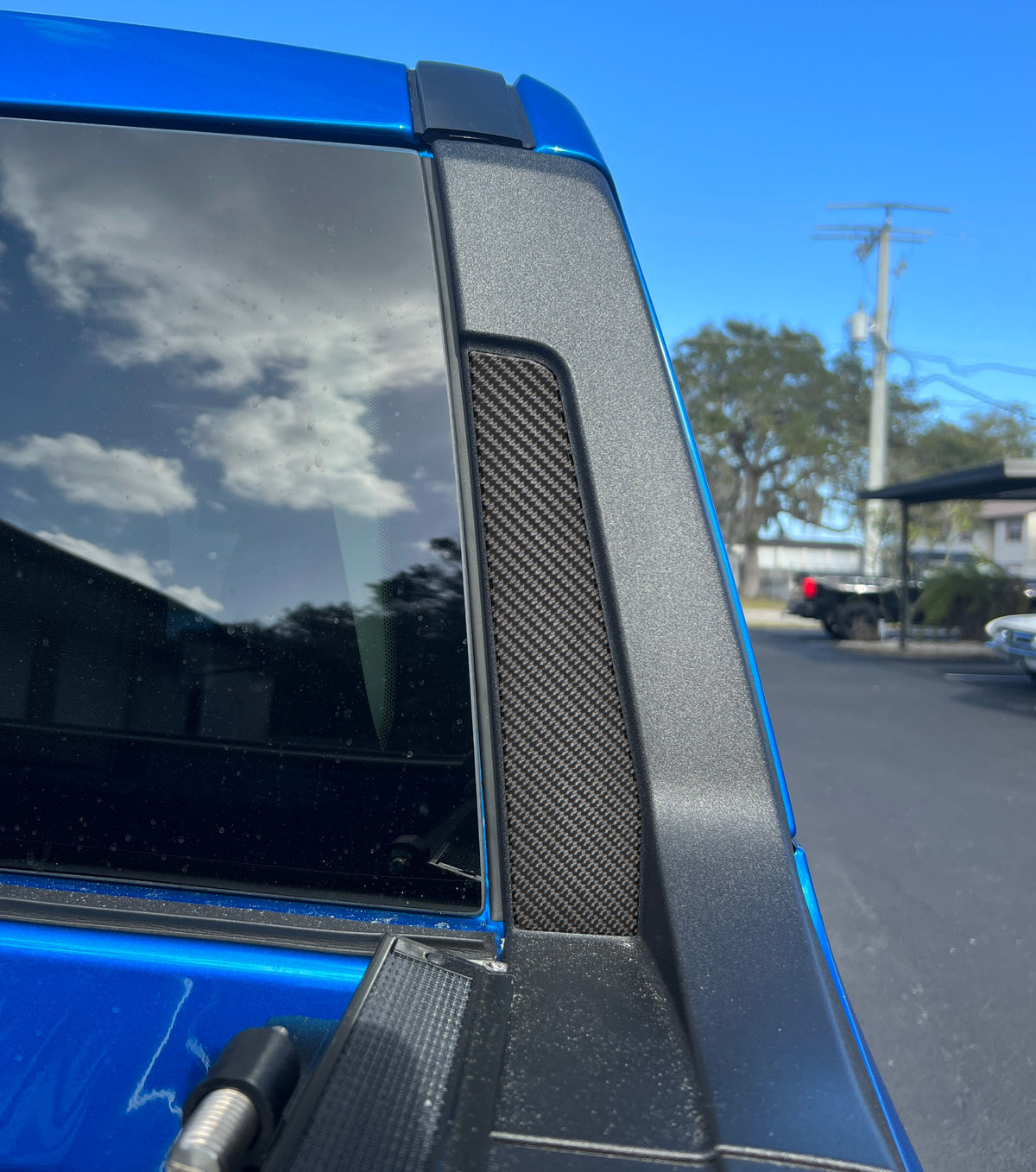 Rear Outer Cab Accent Overlays Fits 2022-2027 Ford Maverick