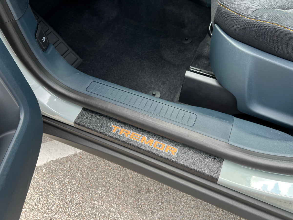 Textured Door Sill Protection Overlays Fits 2022-2027 Ford Maverick