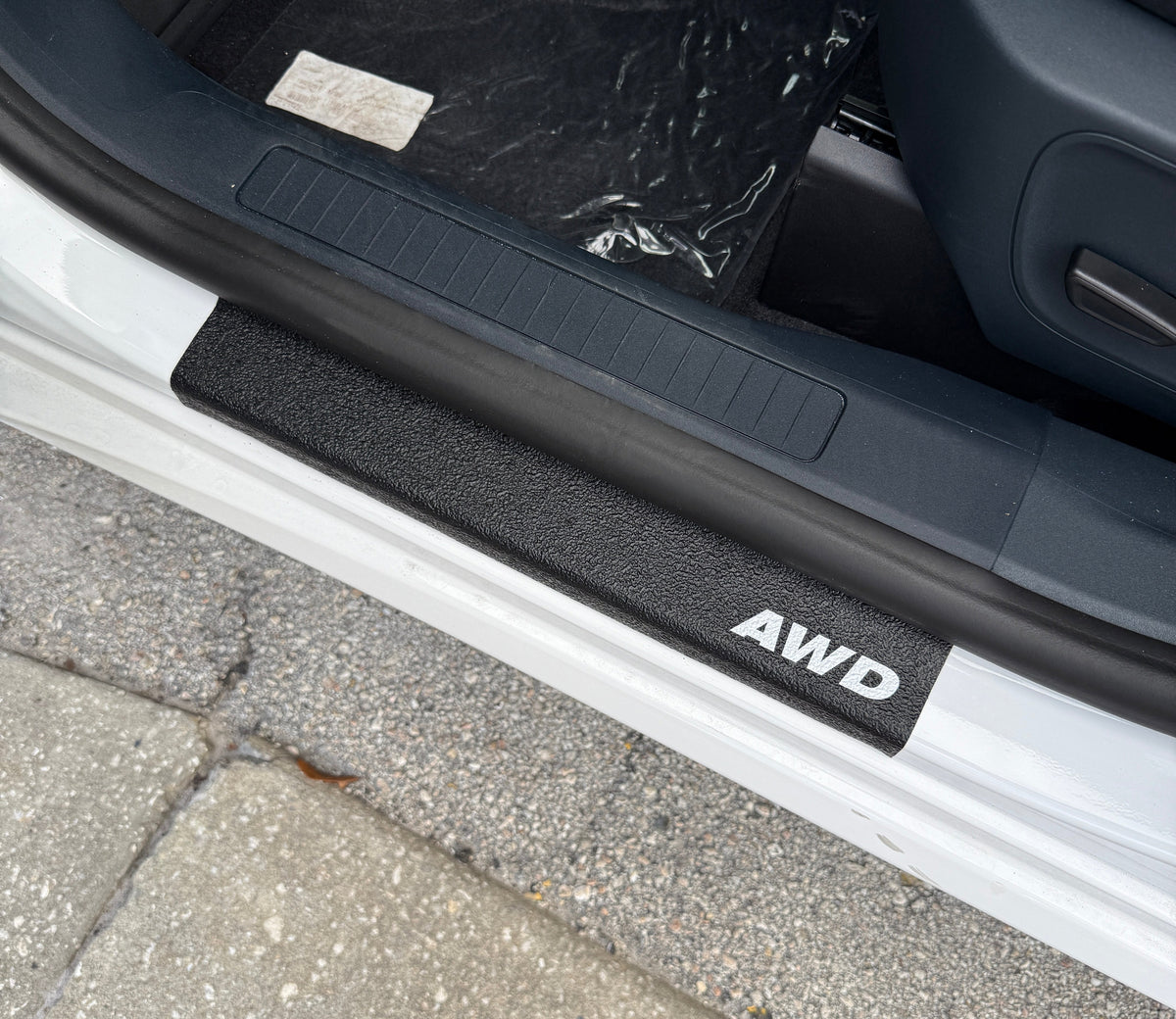 Textured Door Sill Protection Overlays Fits 2022-2027 Ford Maverick