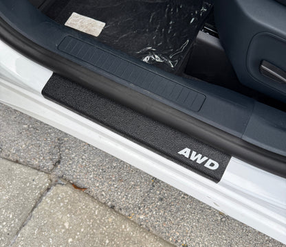 Textured Door Sill Protection Overlays Fits 2022-2027 Ford Maverick