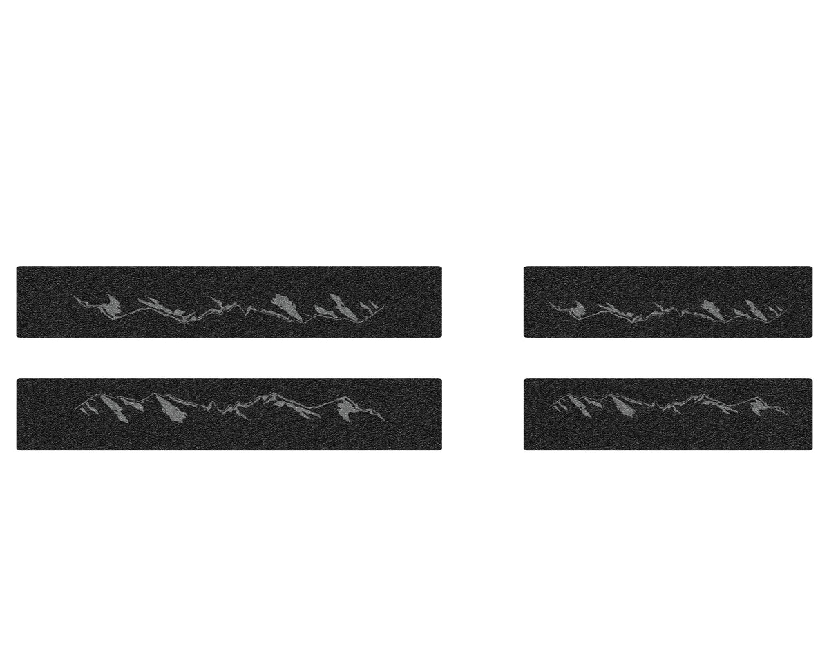 Textured Door Sill Protection Overlays Fits 2022-2027 Ford Maverick