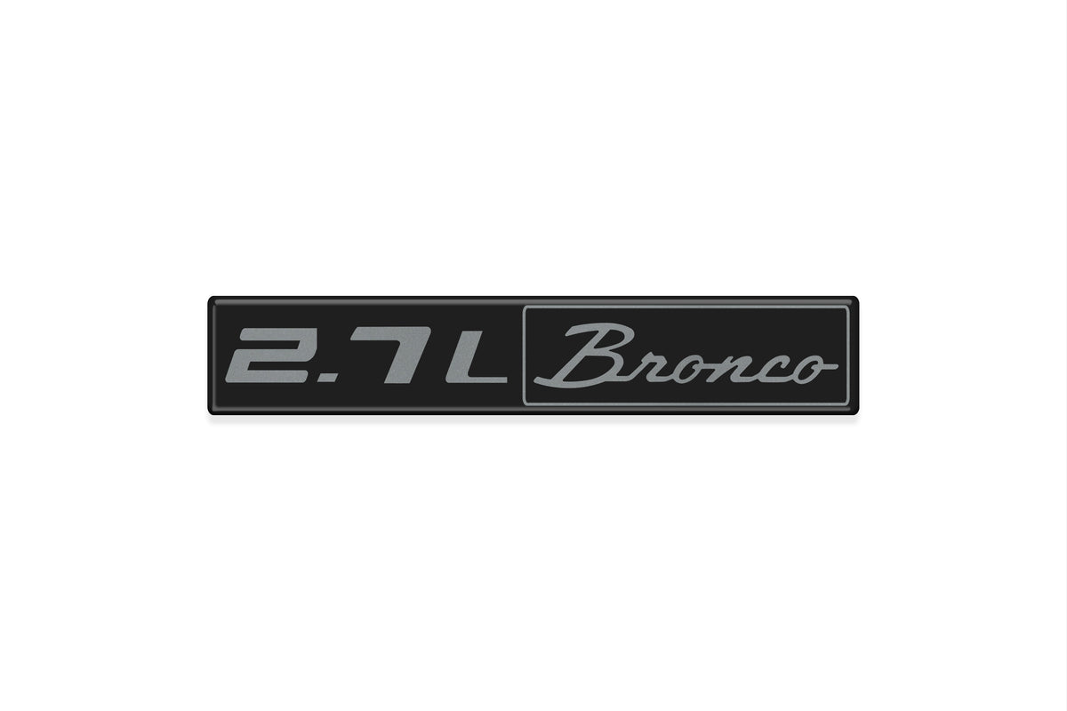 Engine Badge Fits 2021-2027 Ford Bronco