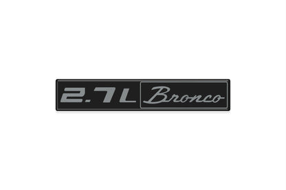 Engine Badge Fits 2021-2027 Ford Bronco