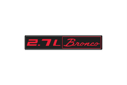 Engine Badge Fits 2021-2027 Ford Bronco