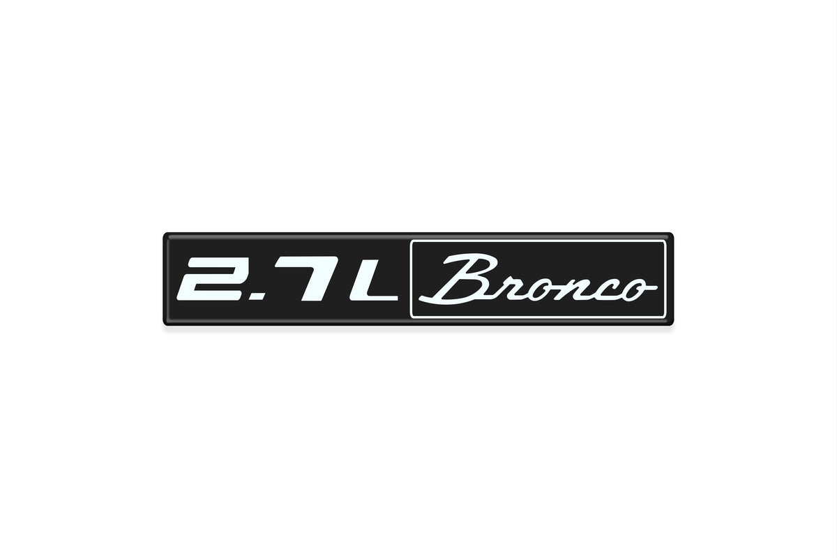 Engine Badge Fits 2021-2027 Ford Bronco