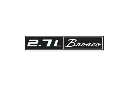 Engine Badge Fits 2021-2027 Ford Bronco