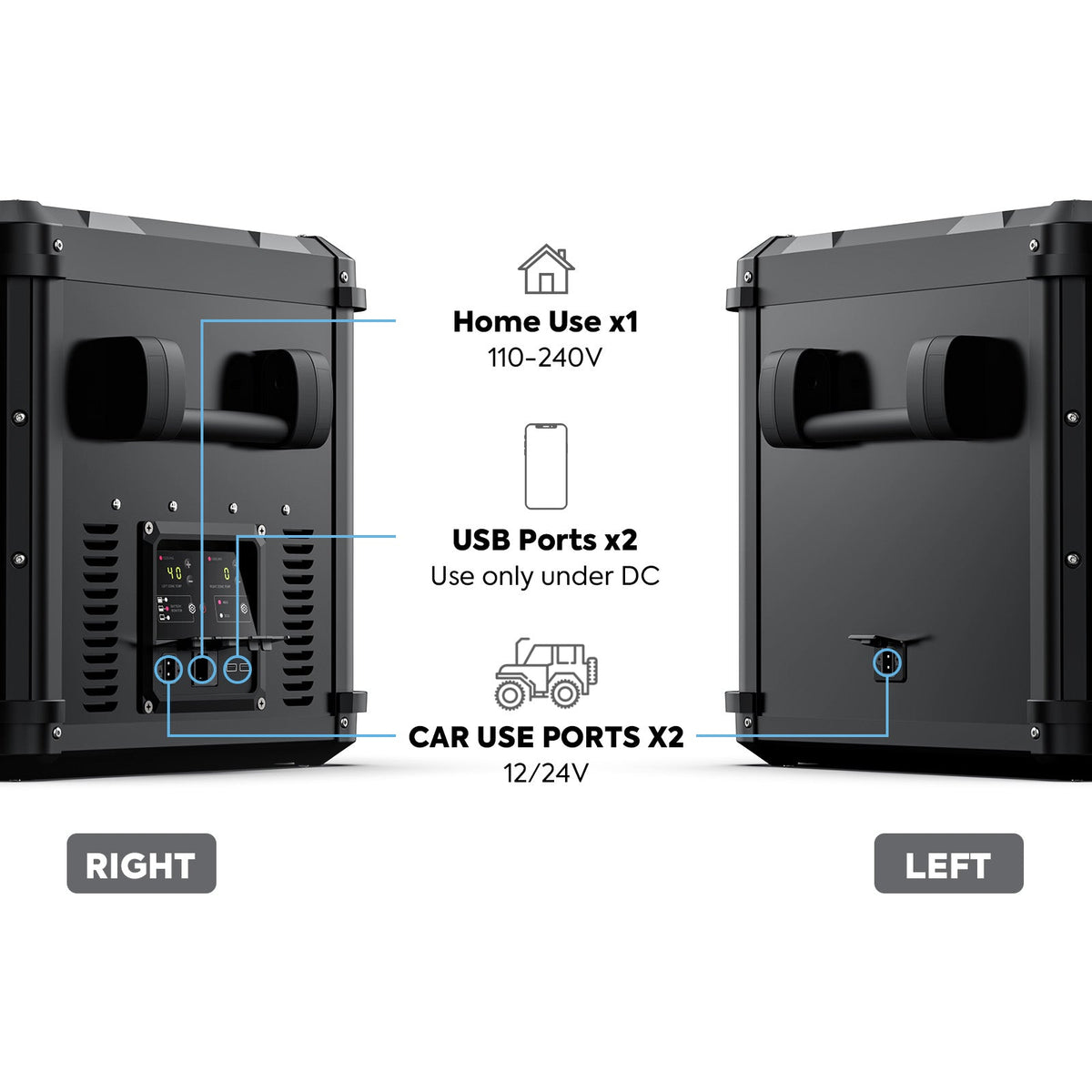 VL75ProD (Gen II) Dual Zone Portable Freezer | ICECO | 75L
