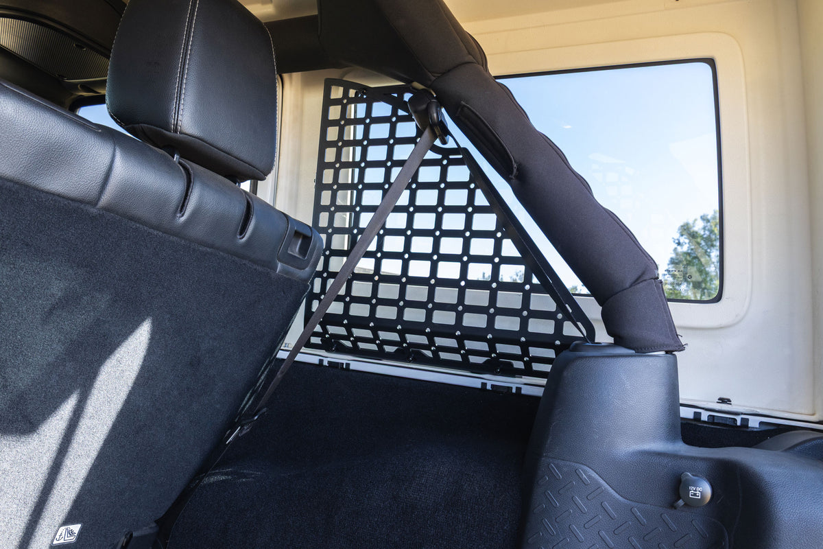 2007-2018 Wrangler JK 4 Door Pocketed Rear Window MOLLE Panels