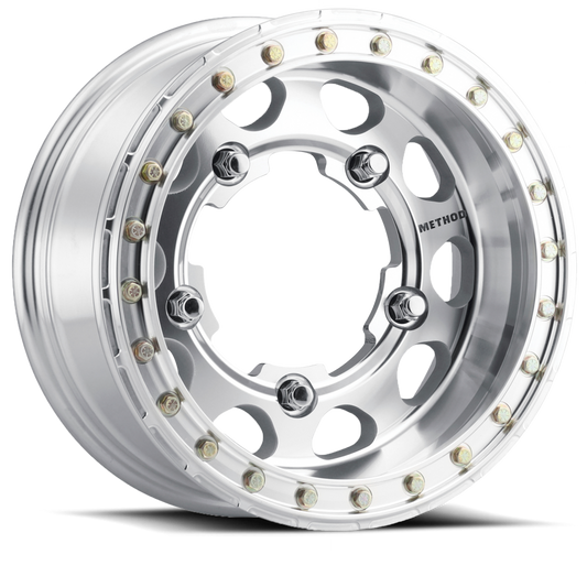 Aluminum Wheels 15x7 Buggy Beadlock MR103 Bolt Pattern 5 On 205 Offset -45 Lip Size 3.27 Raw Machined Method