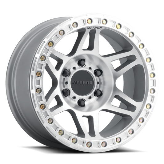 Aluminum Wheels 17x9 Beadlock MR106 Bolt Pattern 6 On 139.7 Offset -44 Lip Size 0 Machined SL Clear Coat Method