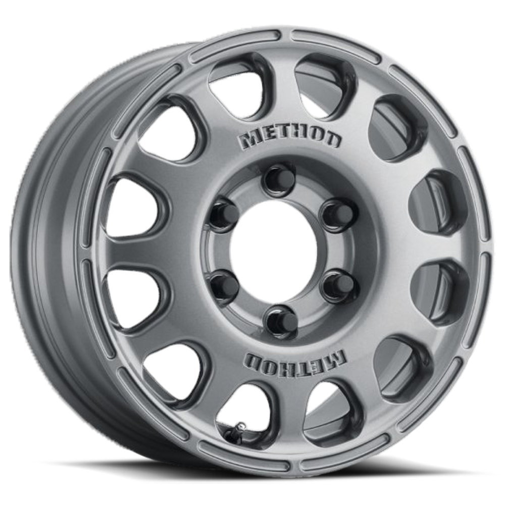 Aluminum Wheels 16x7 MR107 Bolt Pattern 6 On 139.7 Offset 25 Lip Size 0 Gloss Titanium Method