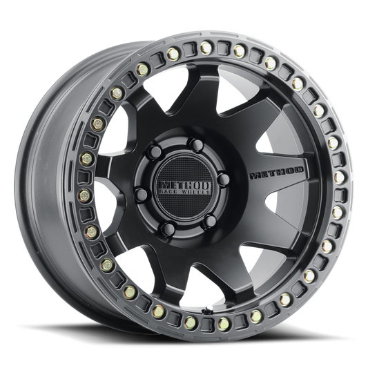 Aluminum Wheels 17x9 MR108 Bolt Pattern 6 On 139.7 Offset -44 Lip Size 0.63 Matte Black MB Method