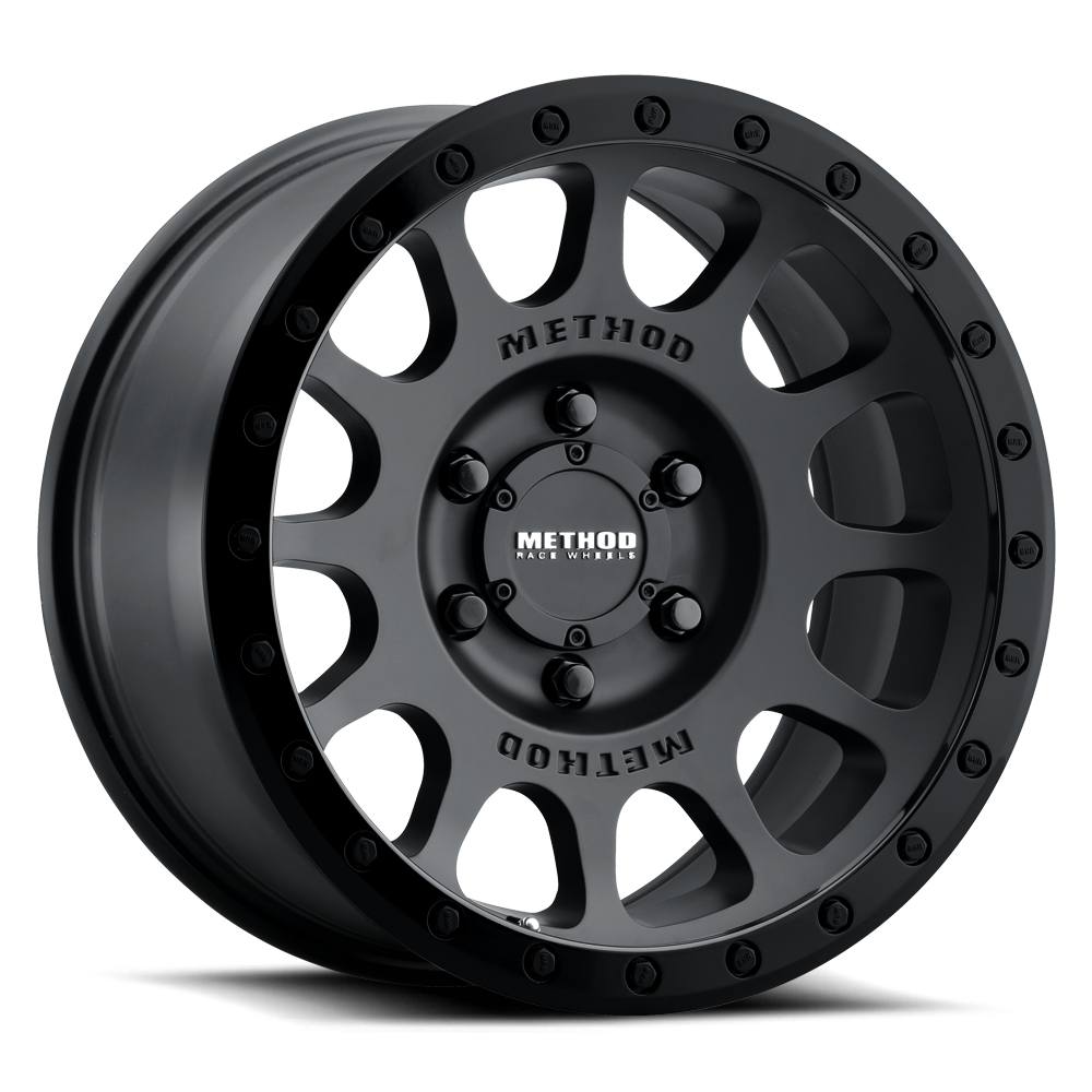 Aluminum Wheels 17x8.5 NV MR305 Bolt Pattern 5 On 150 Offset 0 Lip Size 1.3 Double Black MB Method