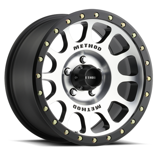 Aluminum Wheels 18x9 NV MR305 Bolt Pattern 5 On 150 Offset 25 Lip Size 1.38 Black BM Machined Face-Black Street Loc Method