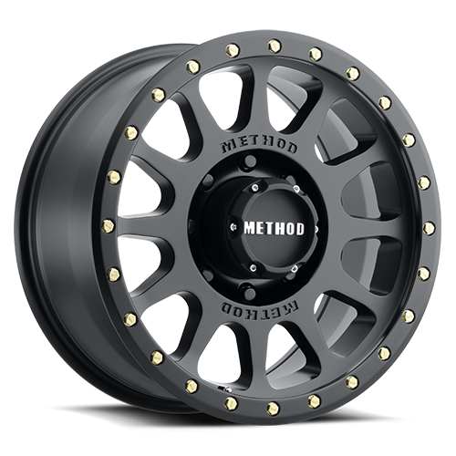 Aluminum Wheels 18x9 NV MR305 Bolt Pattern 8 On 165.1 Offset 18 Lip Size 1.38 Matte Black MB Method